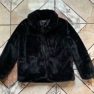 Faux fur coat